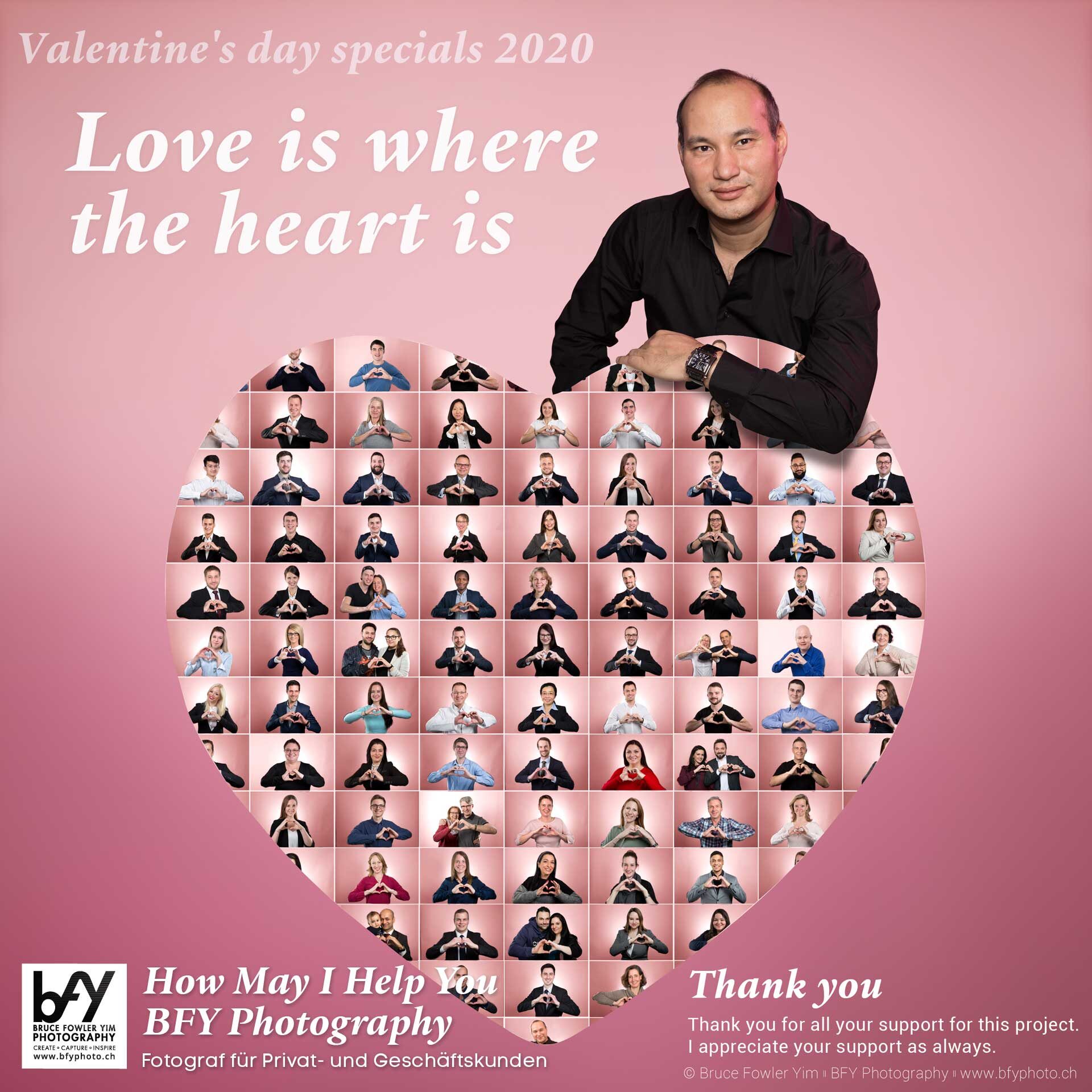 Love is where the heart is